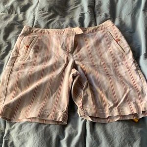 Liz golf stripped shorts